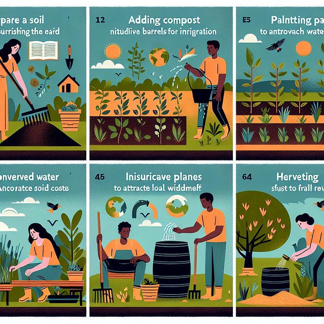 sustainable gardening techniques in action