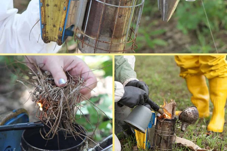 DIY bee smoker materials