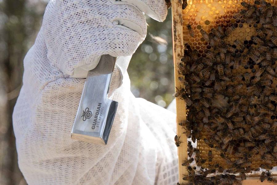ventilated beekeeping gloves