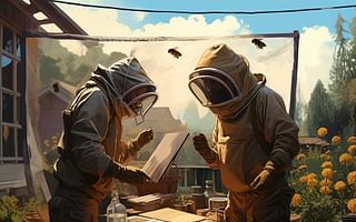 What should you do if you are a beekeeper and your neighbor also has a beehive?
